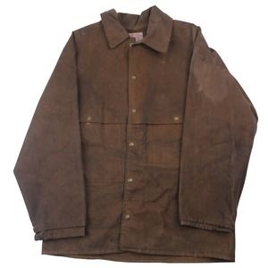 Vintage Filson Style 63 Double Logger Waxed Tin Cloth Jacket